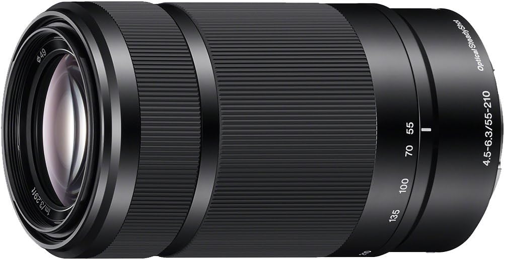 sony high zoom 55–210mm e-mount 镜头